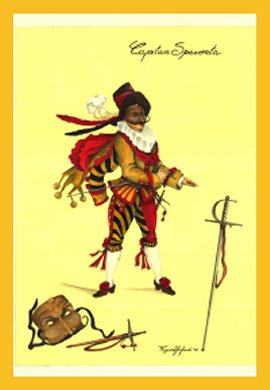 Capitan Spaventa, maschera commedia arte