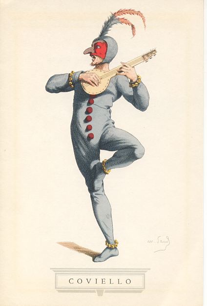 Coviello, maschera commedia arte