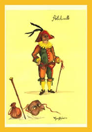 Polichinelle, maschera commedia arte