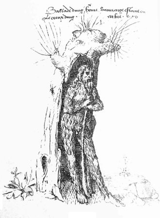 Uomo selvatico, maschera commedia arte