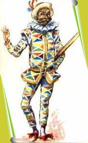 Arlecchino, maschera commedia arte