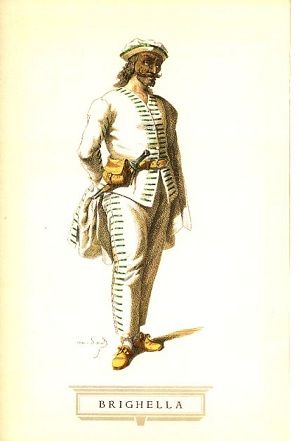 Brighella, maschera commedia arte