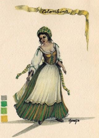 Colombina, maschera commedia dell'arte