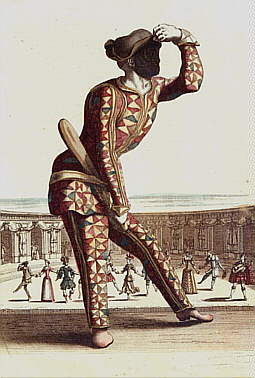 Arlecchino, maschera commedia arte