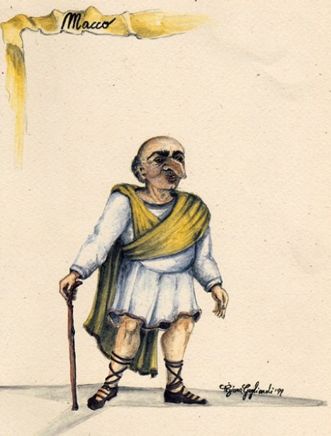 Macco, maschera commedia arte