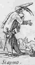 Scapino, maschera commedia arte