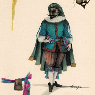 Beltrame maschera commedia arte