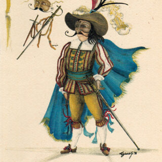 Capitan Matamoros maschera commedia arte