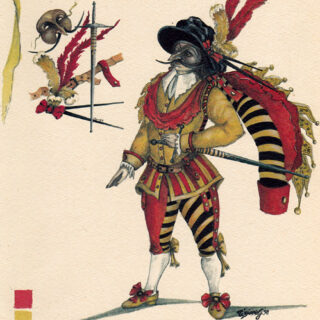 Capitan Spaventa maschera commedia arte