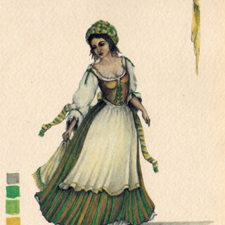 Colombina maschere commedia arte