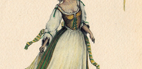 Colombina maschere commedia arte