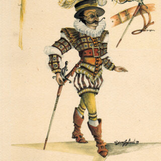 Leandro maschera commedia arte