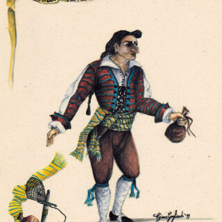 Meo patacca maschera romana commedia arte