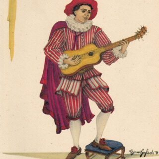 Mezzettino Maschera commedia arte