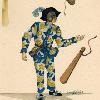 Trivellino maschera commedia arte