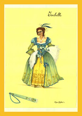 Isabella: maschera commedia dell'arte