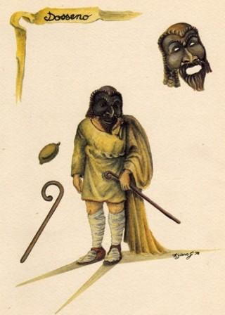 Dosseno: maschera commedia dell'arte